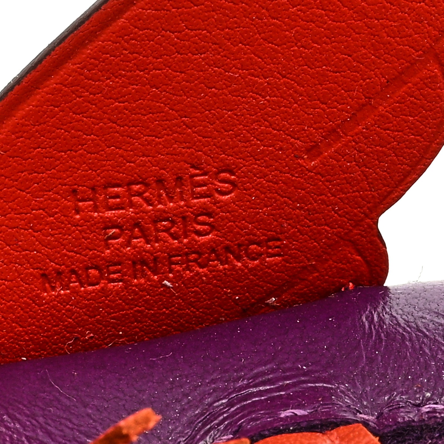 Milo Lambskin Grigri Rodeo Pegase Horse Bag Charm PM Violet Cornaline Capucine