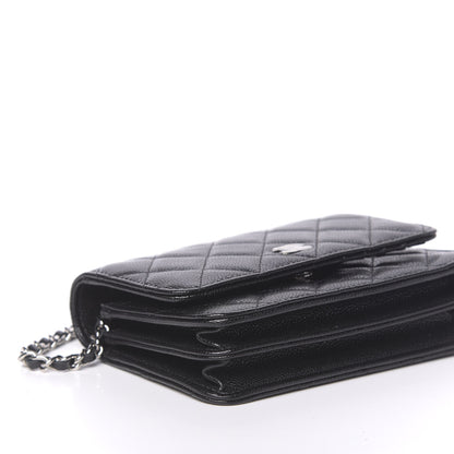 Chanel Caviar Quilted Mini Wallet On Chain WOC Black 8 of 11