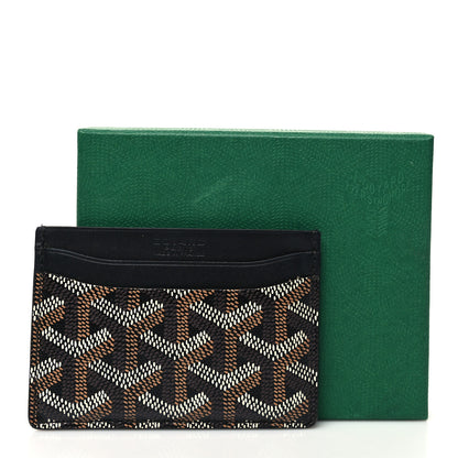 Goyard Goyardine Saint Sulpice Card Holder Black 11 of 11
