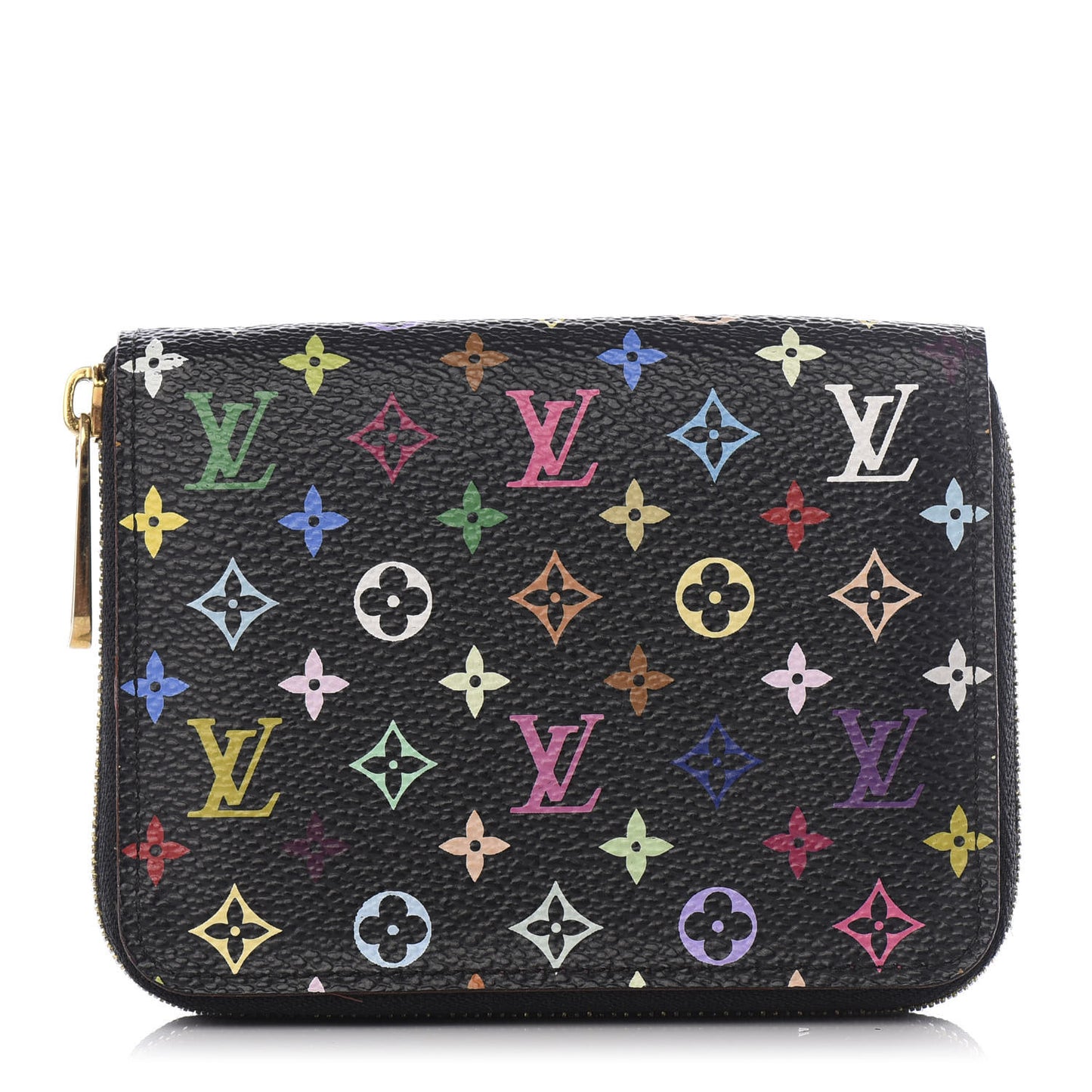 Monogram Multicolor Zippy Coin Purse Black Grenade