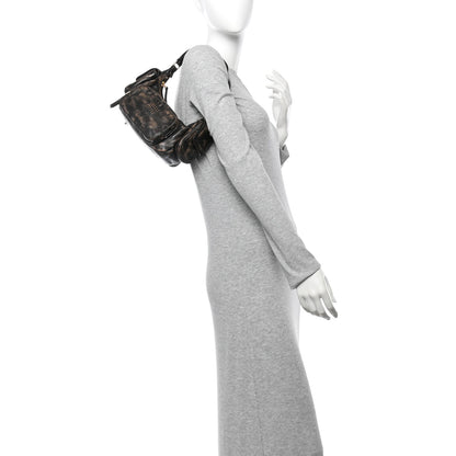 Miu Miu Distressed Nappa Pocket Bag  Sand Coffee 2 of 9