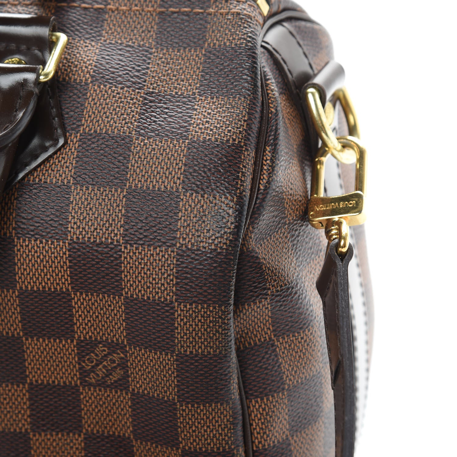 Louis Vuitton Damier Ebene Speedy Bandouliere 25 16 of 17