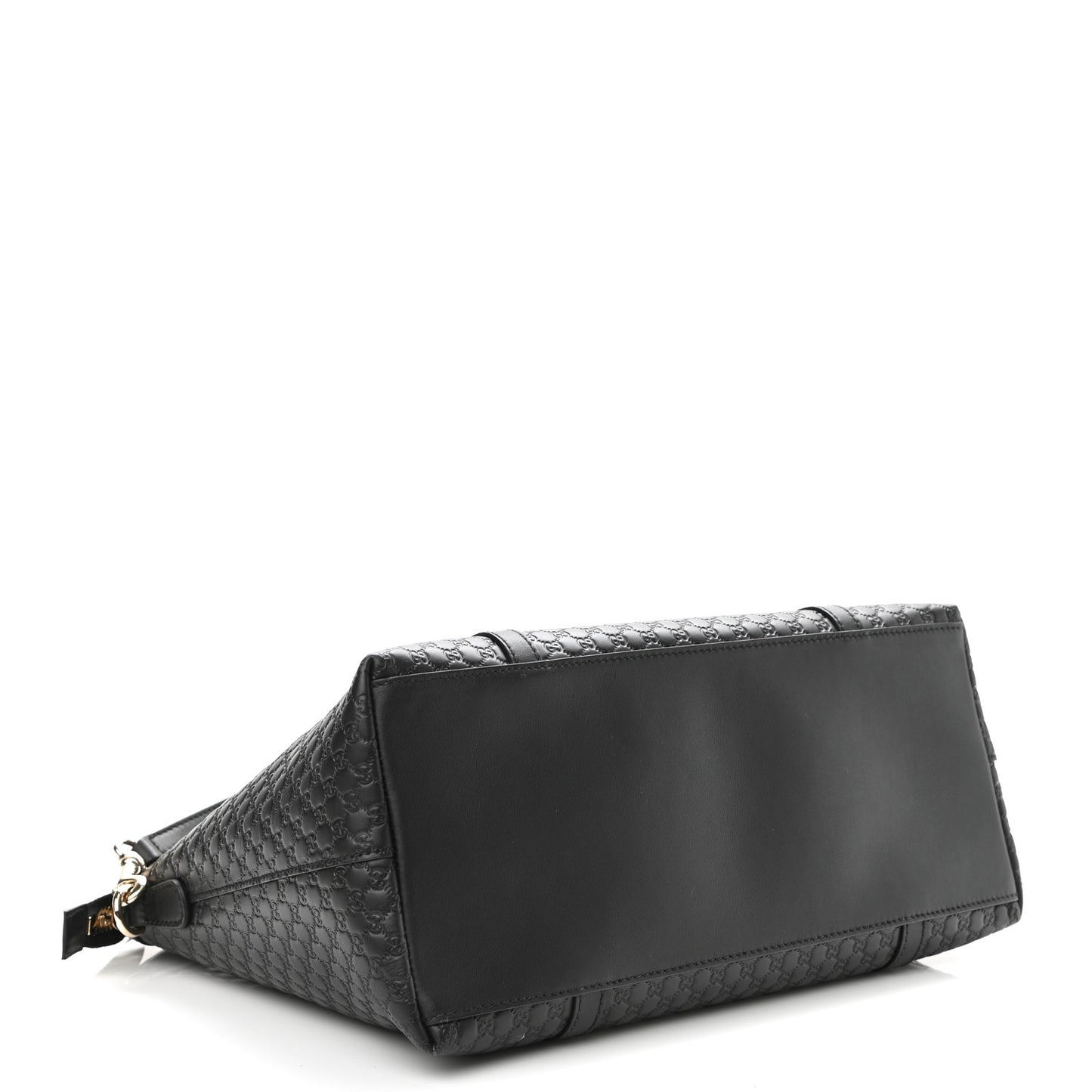 Soft Microguccissima Dome Satchel Black
