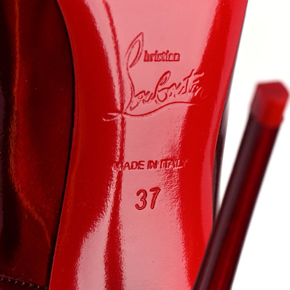 Christian Louboutin Metallic Patent Psychic So Kate 120 Pumps 37 Loubi 6 of 8