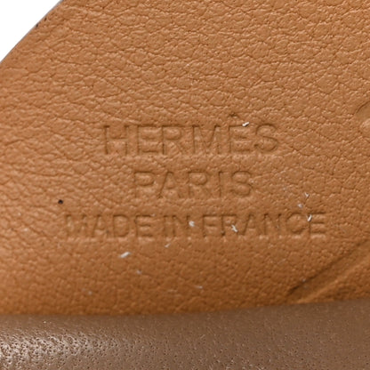 Hermes Milo Lambskin Grigri Rodeo Pegase Horse Bag Charm PM Etoupe Vert Fizz Biscuit 3 of 6