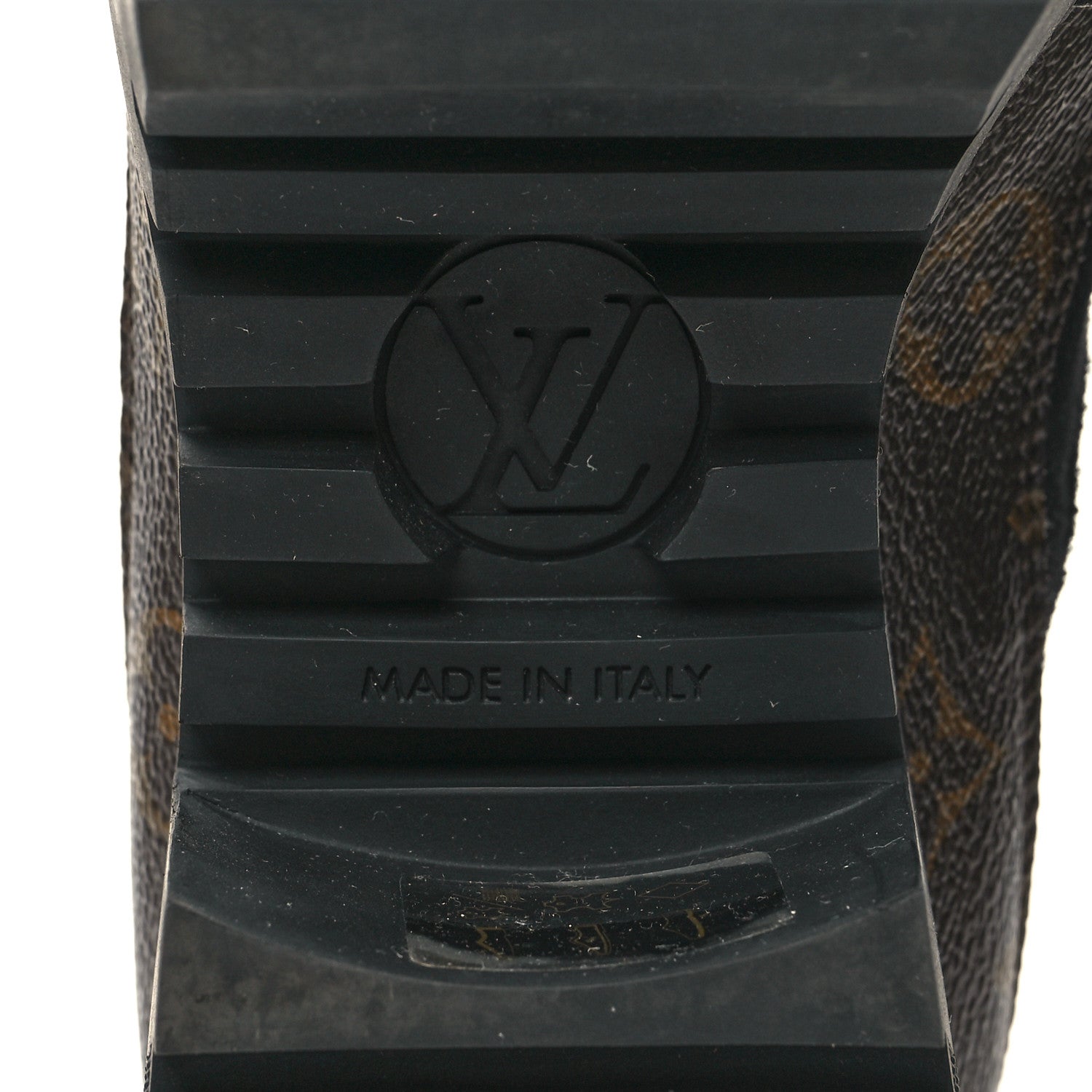 Louis Vuitton Suede Calfskin Monogram Laureate Platform Desert Boots 38.5 Black 7 of 8