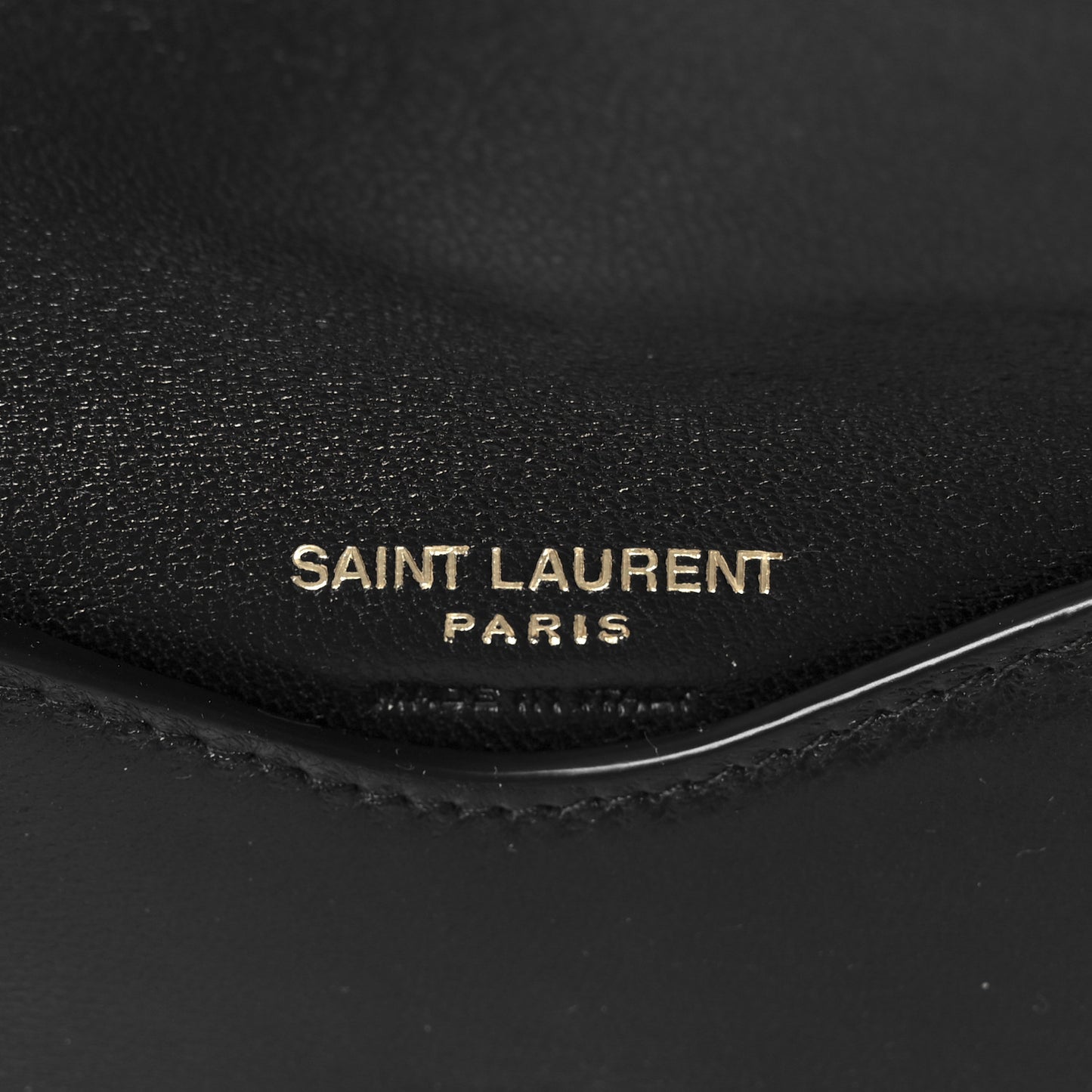 Lambskin Chevron Quilted Small Loulou Black