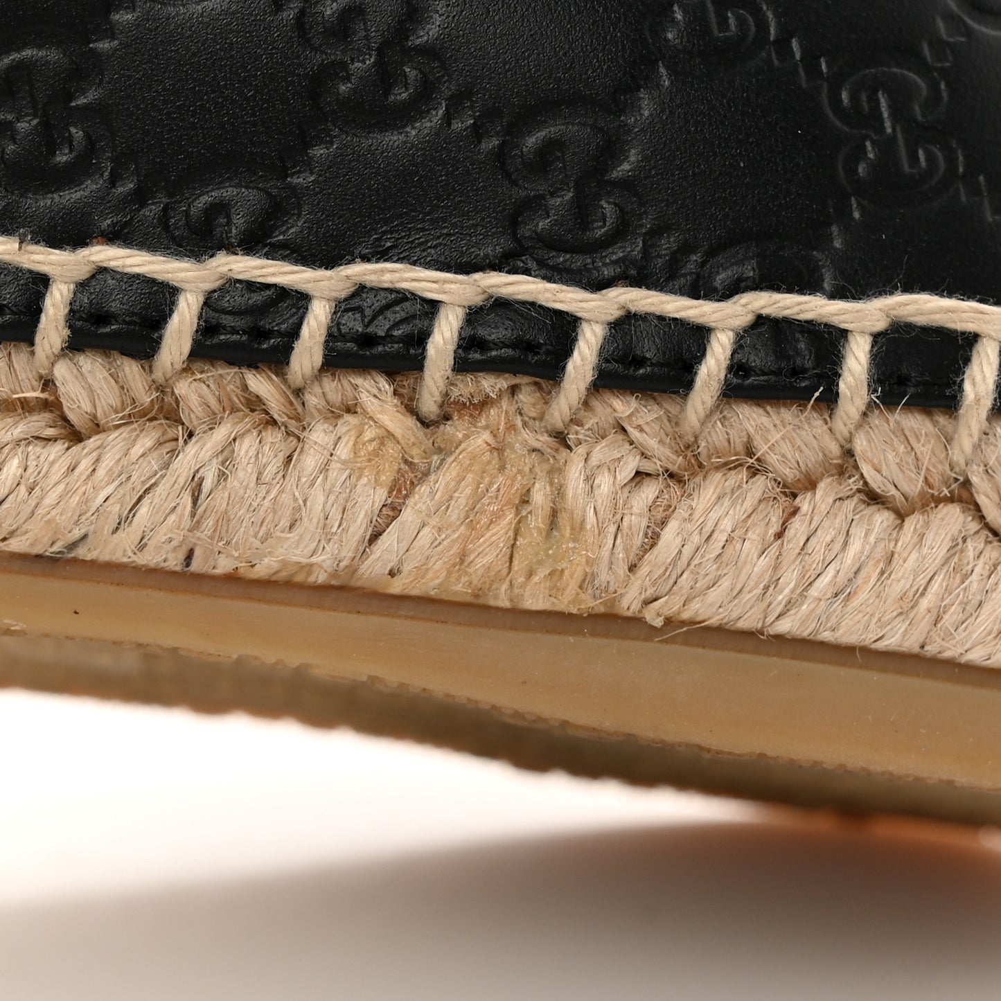 Microguccissima Signature Espadrilles 36.5 Black