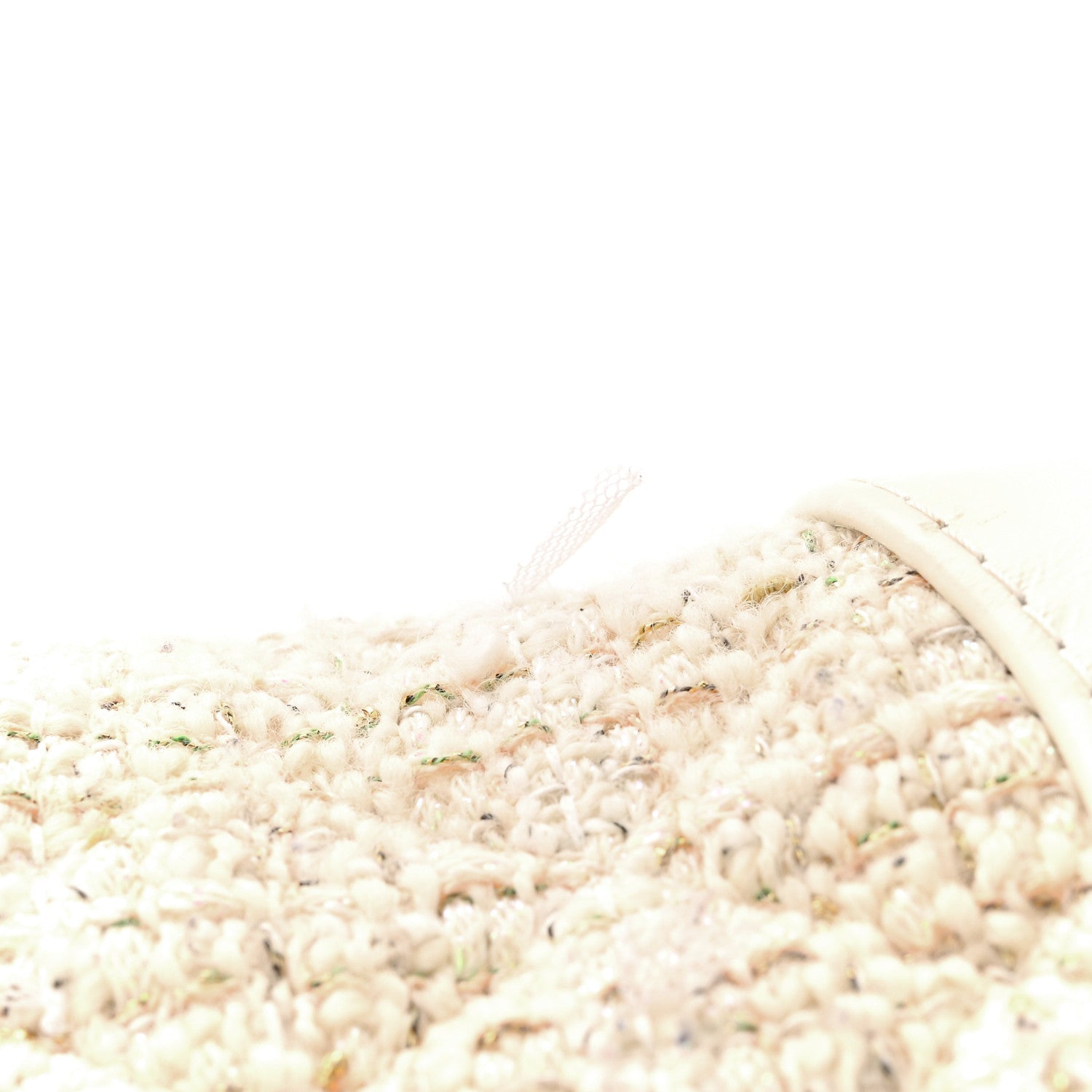Chanel Tweed Calfskin Quilted Small Gabrielle Hobo Beige Ivory 15 of 17