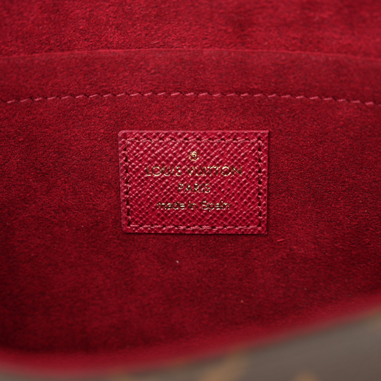 Louis Vuitton Monogram Pochette Felicie Chain Wallet Fuchsia 7 of 11