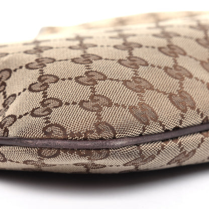 Gucci Monogram Medium New Britt Hobo Dark Brown 11 of 18