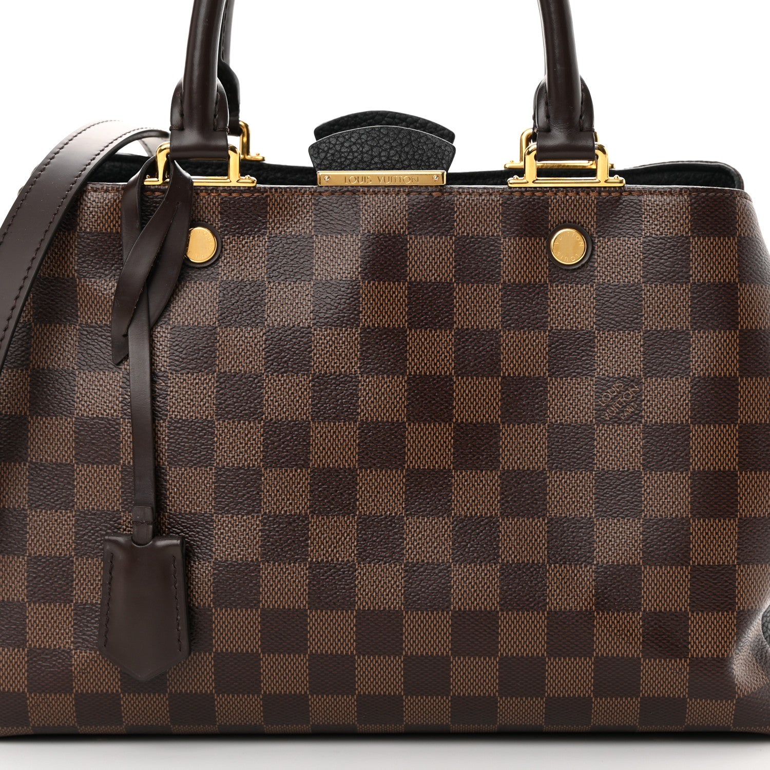 Louis Vuitton Damier Ebene Cuir Taurillon Brittany Black 7 of 14