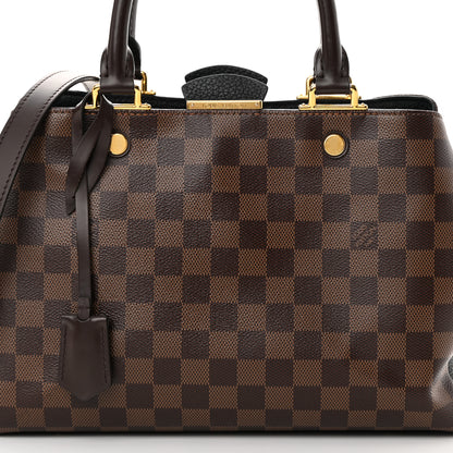 Louis Vuitton Damier Ebene Cuir Taurillon Brittany Black 7 of 14