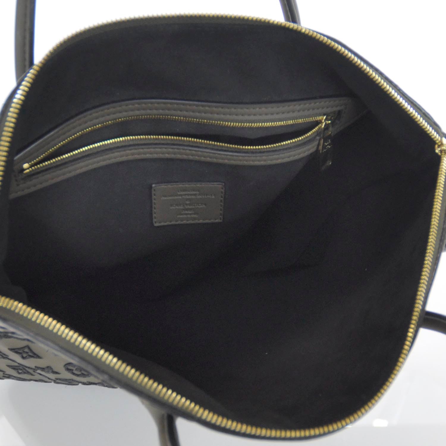 Louis Vuitton Monogram Addiction Vertical Lockit MM Brown 5 of 7