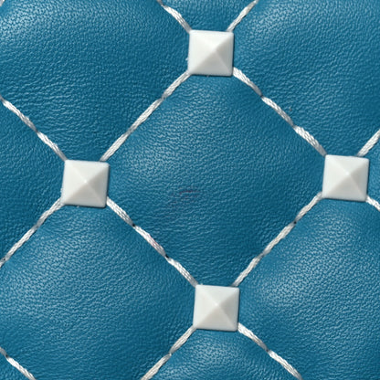 Valentino Garavani Lambskin Medium Free Rockstud Spike Shoulder Bag Cerulean 14 of 16