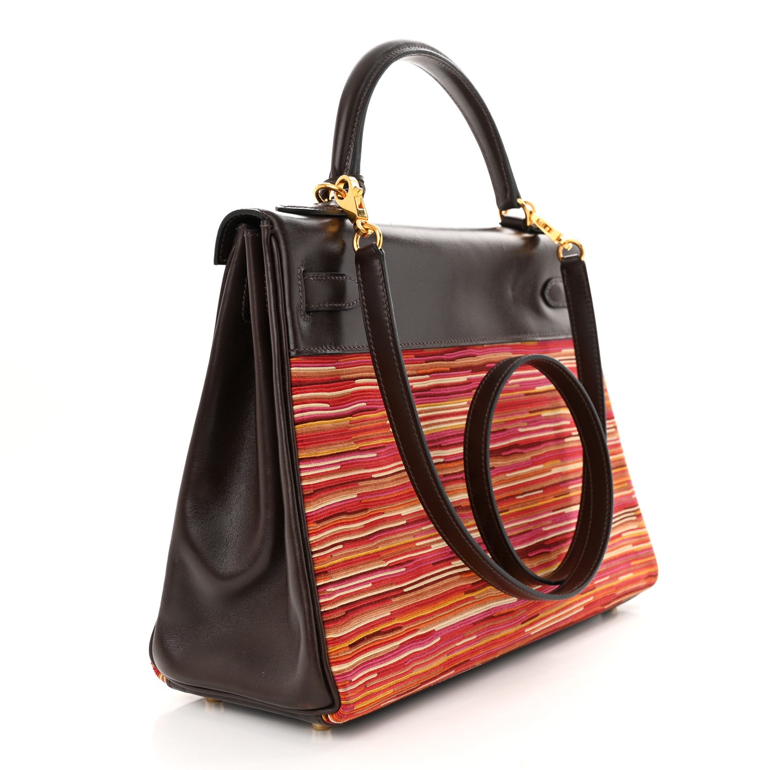 Hermes Box Toile Vibrato Kelly Retourne 32 Ebene 3 of 19
