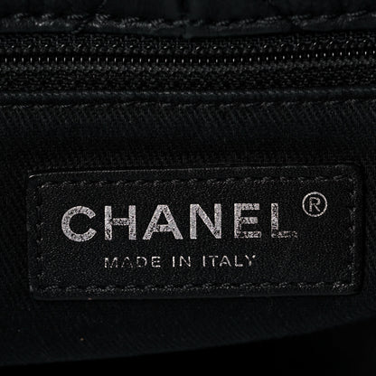 Chanel Washed Lambskin Natural Beauty Tote Black 5 of 11