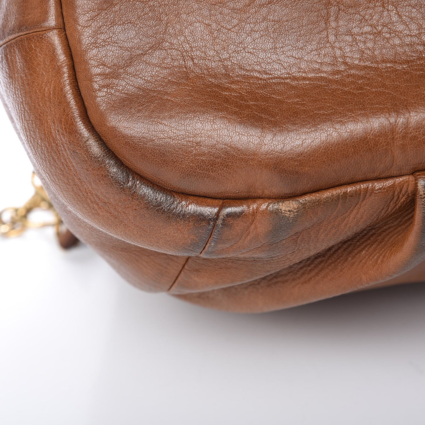 Cervo Shine Tote Nocciolo