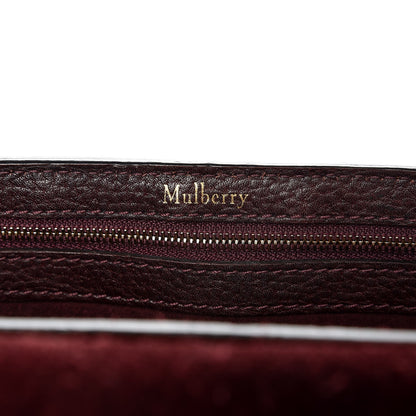 Mulberry Natural Grain Leather Small New Bayswater Oxblood 6 of 14