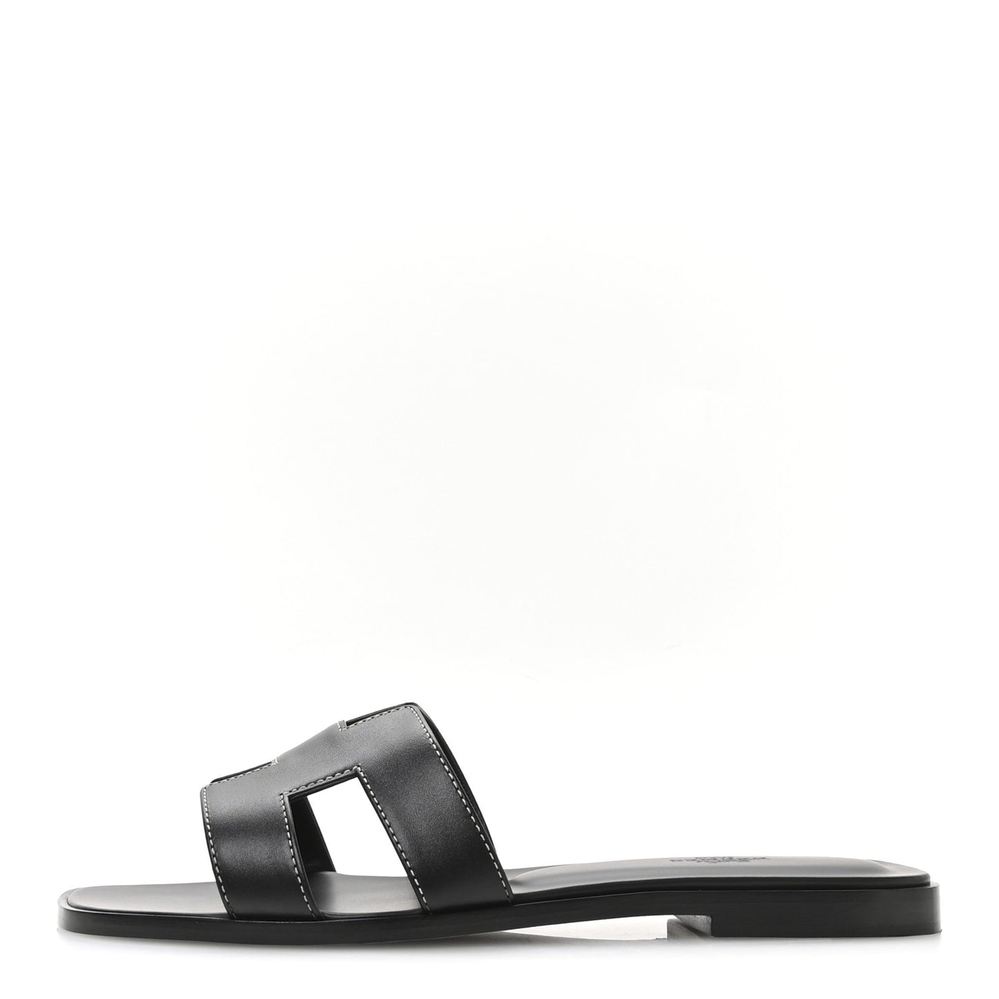 Box Calfskin Oran Sandals 40 Black