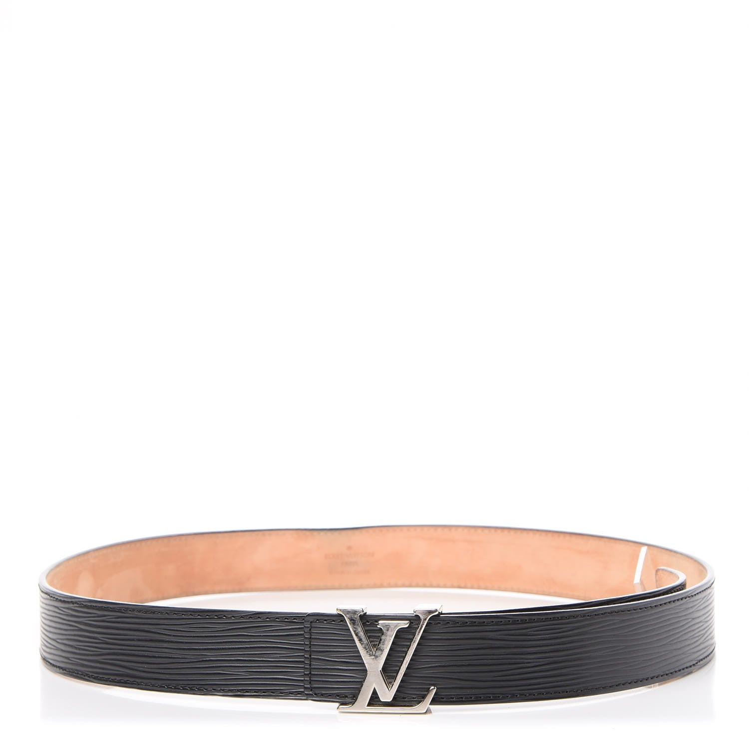 Louis Vuitton Epi 30mm LV Initiales Belt 85 34 Black 1 of 8
