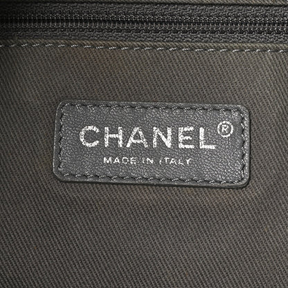 Chanel Graffiti Printed Canvas Medium Backpack Grey 6 of 10