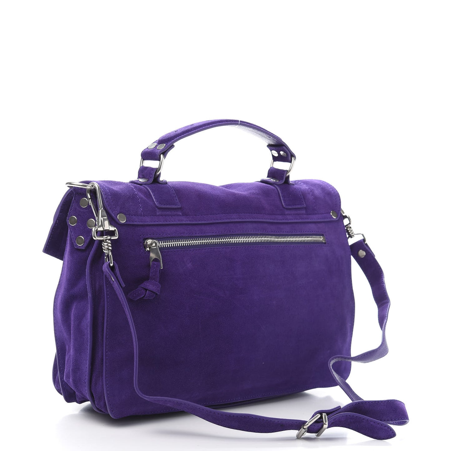 Suede Medium PS1 Satchel Amethyst
