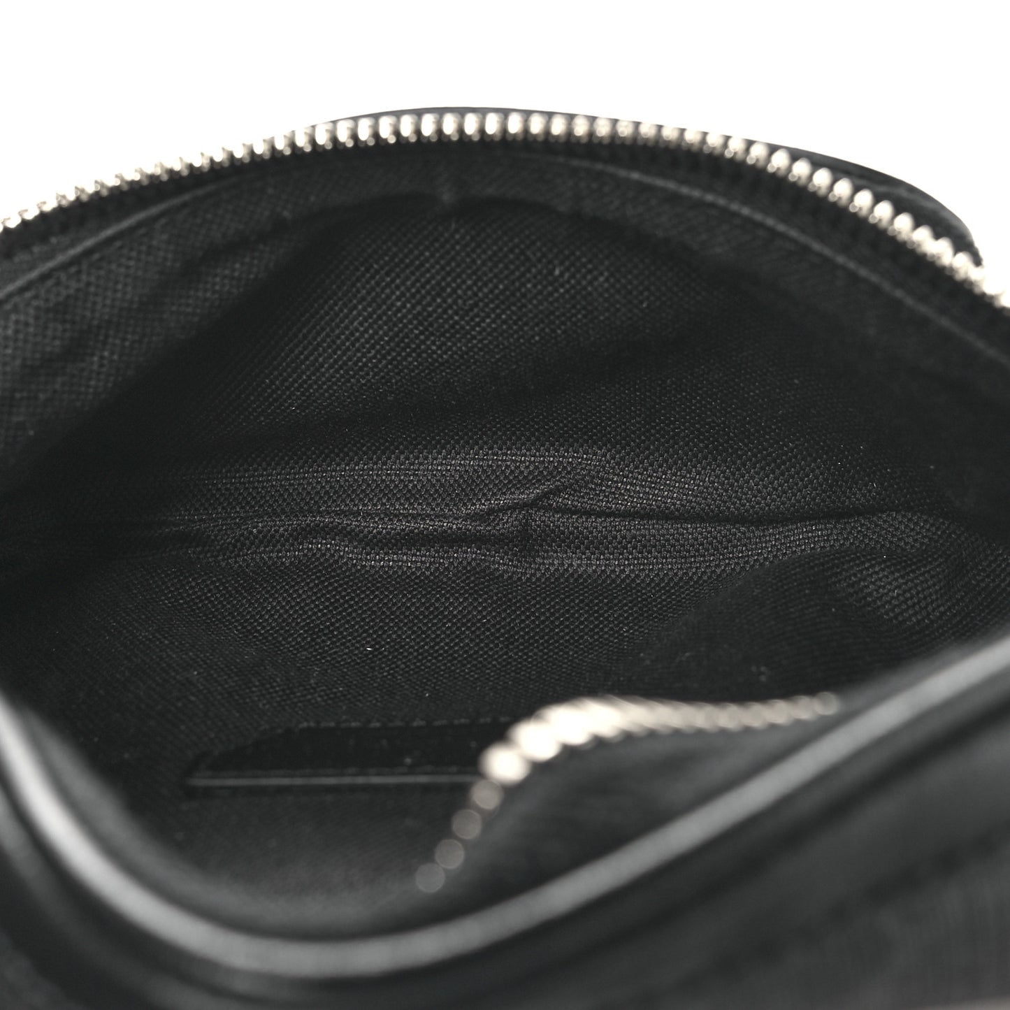 GG Supreme Monogram Textured Calfskin Retro Interlocking G Belt Bag Black