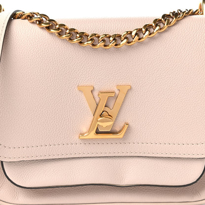 Louis Vuitton Grained Calfskin Lockme Chain Bag Greige 11 of 13