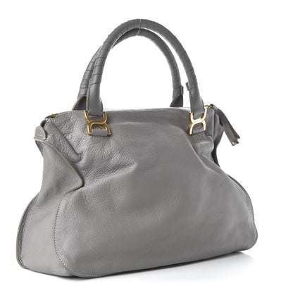 Chloe Calfskin Large Marcie Satchel Cashmere Grey 3 of 13