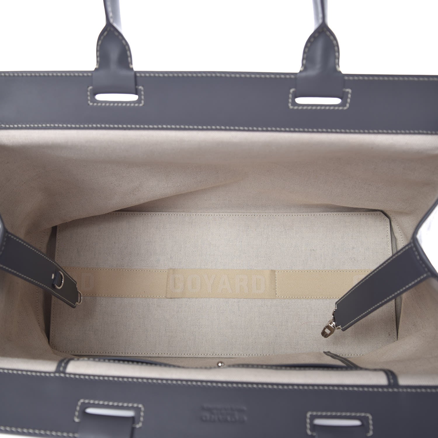 Goyard Goyardine Bellechasse GM Tote Grey 5 of 12