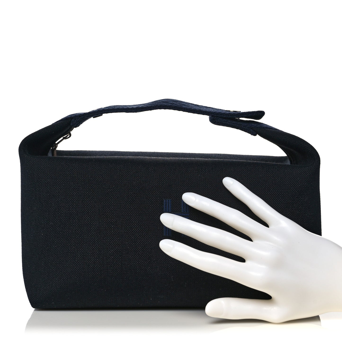 Canvas Large Bride-A-Brac Pouch Bleu Nuit