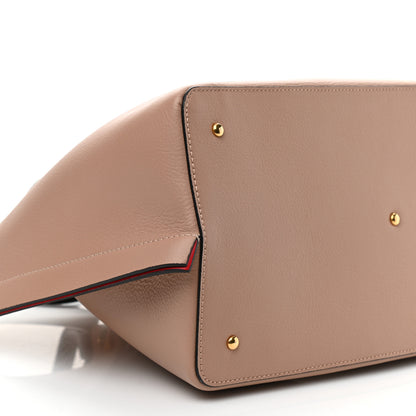 Valentino Garavani Calfskin Medium VLogo Escape Shopper Rose Cannelle 7 of 9