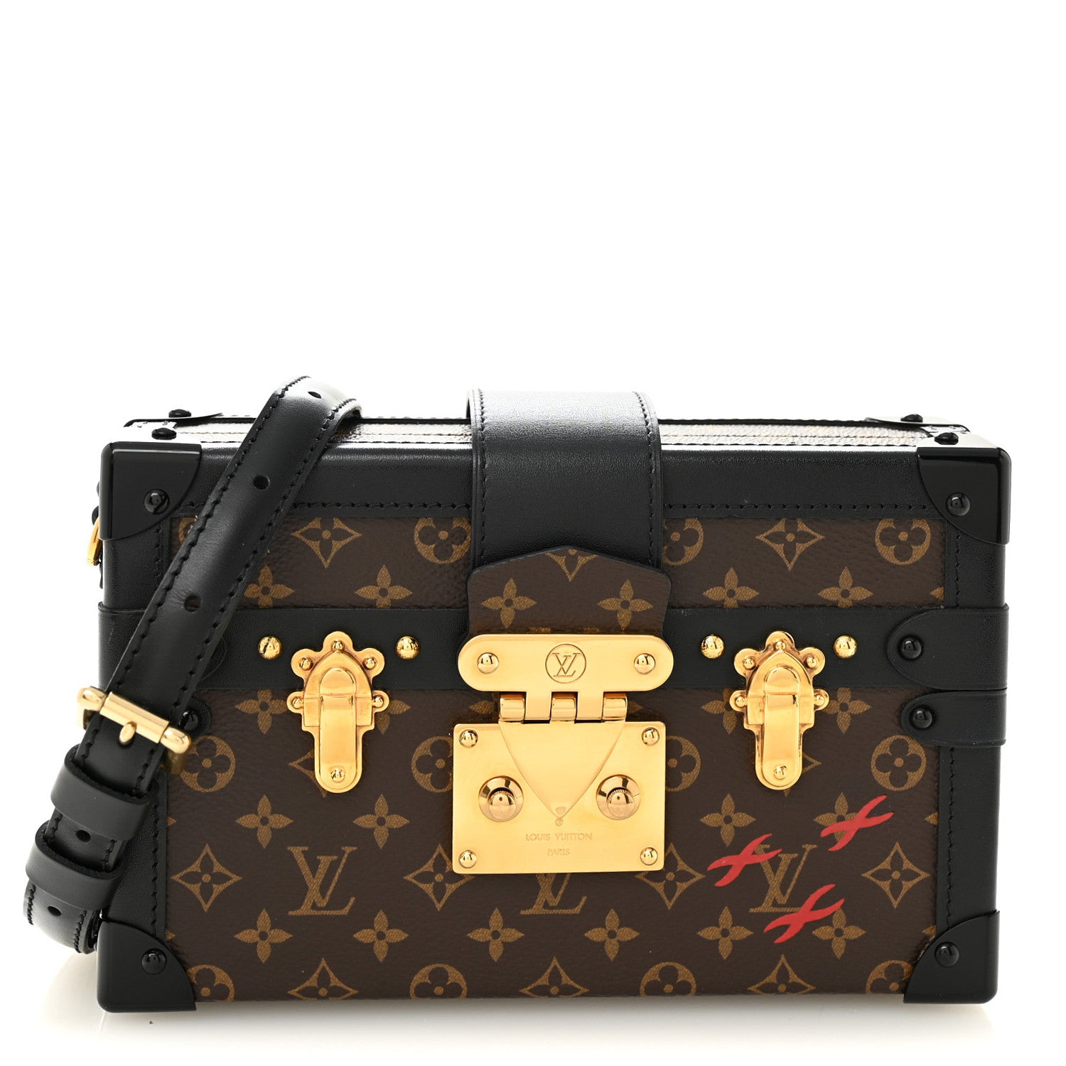 Louis Vuitton Monogram Petite Malle Black 1 of 9