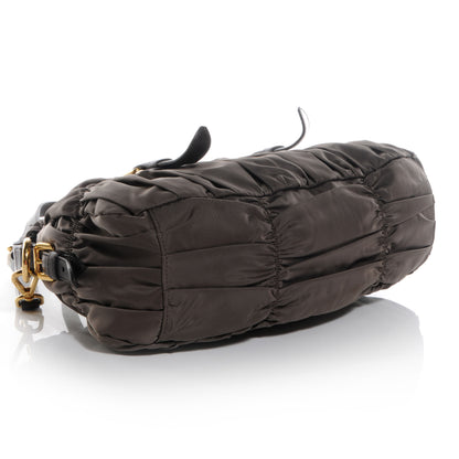 Prada Tessuto Nylon Gaufre Shopping Satchel Fumo 4 of 12