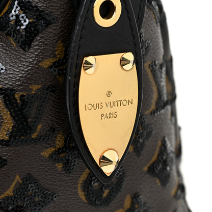 Louis Vuitton Monogram Sequins Eclipse Speedy 28 Black 11 of 11