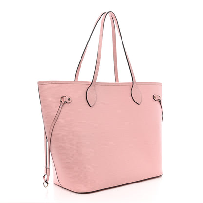 Louis Vuitton Epi Neverfull MM Rose Ballerine 3 of 10