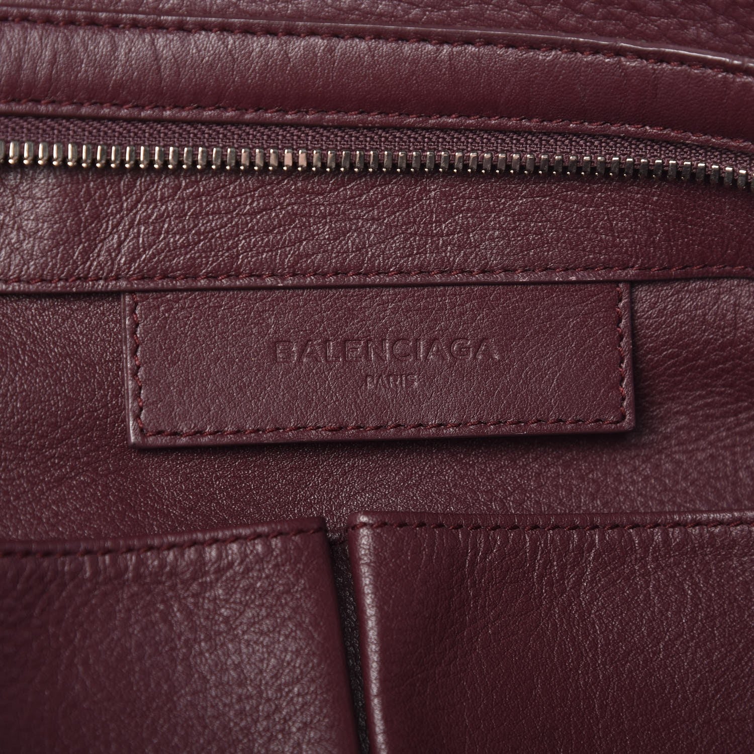 Balenciaga Veau Papier A4 Tote Rouge Aubergine 6 of 9
