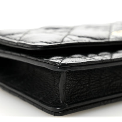 Christian Dior Supple Calfskin Caro Pouch with Chain Black 7 of 9