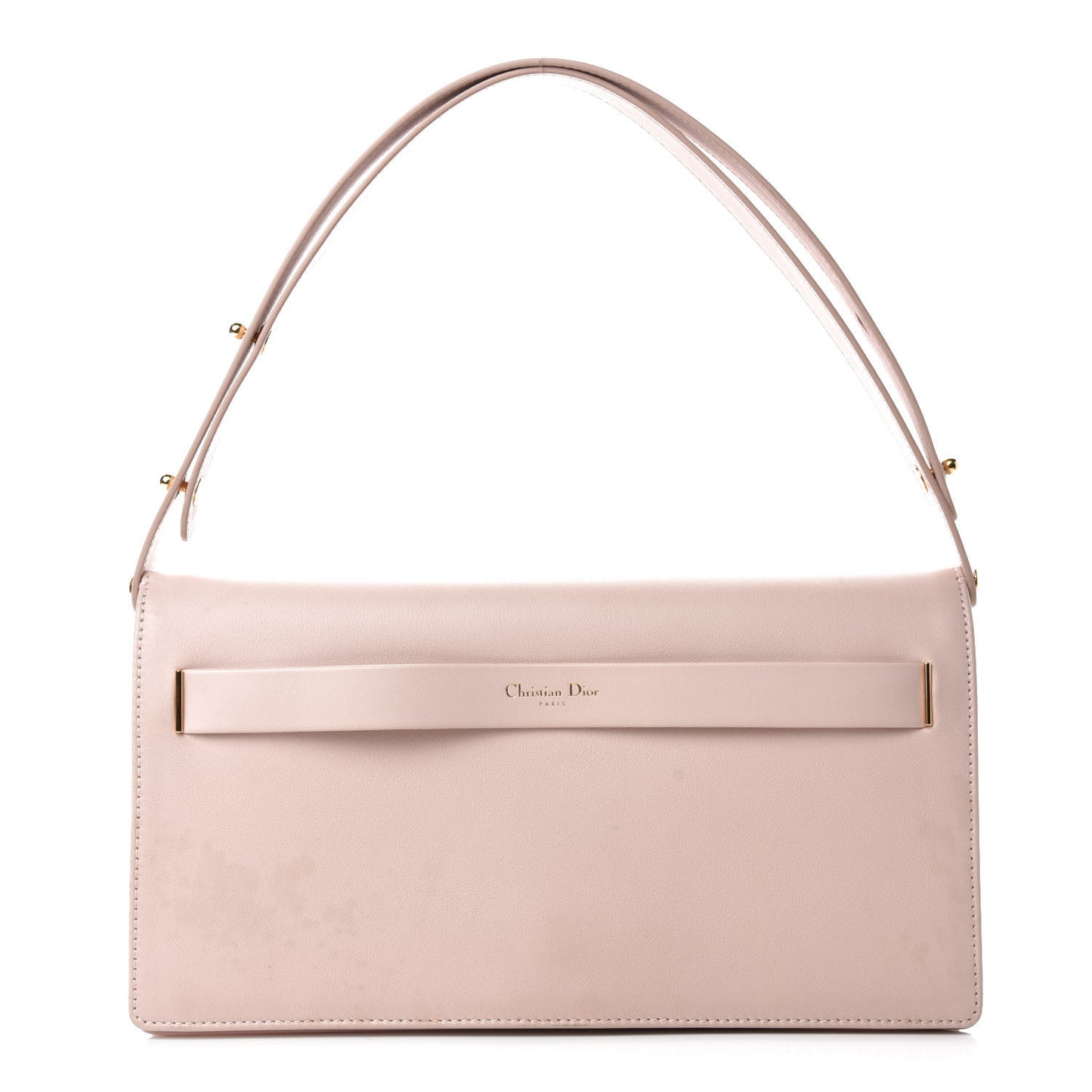 Calfskin Shoulder Bag Beige