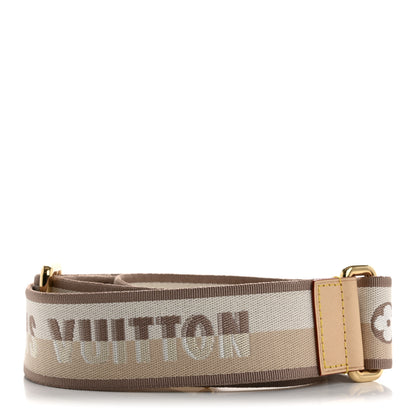 Louis Vuitton Jacquard Speedy Bandouliere 20 Shoulder Strap Beige 2 of 4