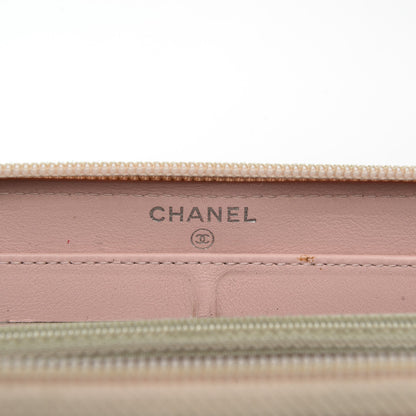 Chanel Caviar Large Timeless CC Zip Around Wallet Light Pink 6 of 13