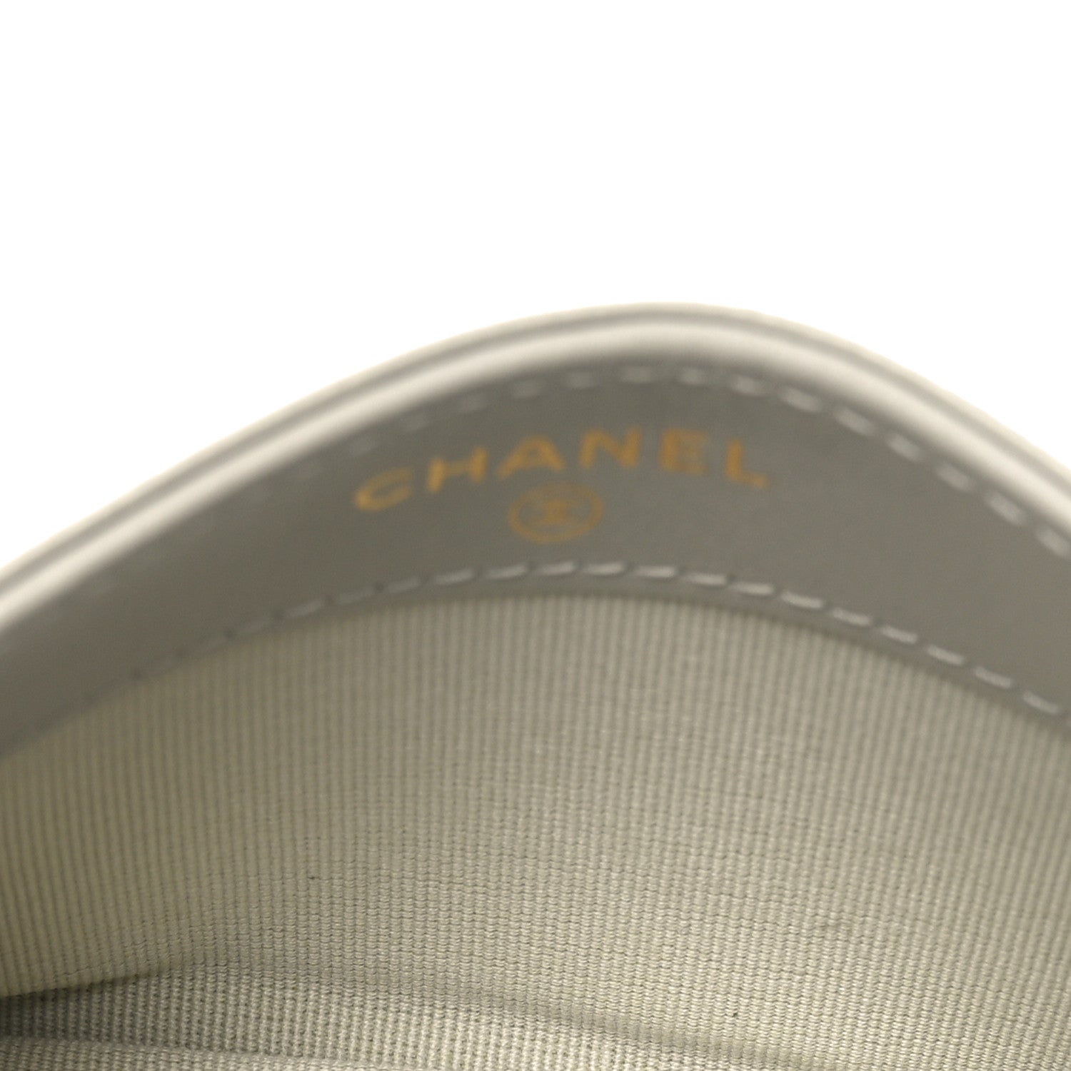 Chanel Caviar Quilted Card Holder White 5 of 10