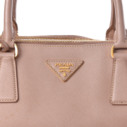 Prada Saffiano Lux Extra Large Galleria Double Zip Tote Cammeo 14 of 20
