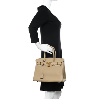 Hermes Taurillon Clemence Birkin 30 Trench 2 of 11