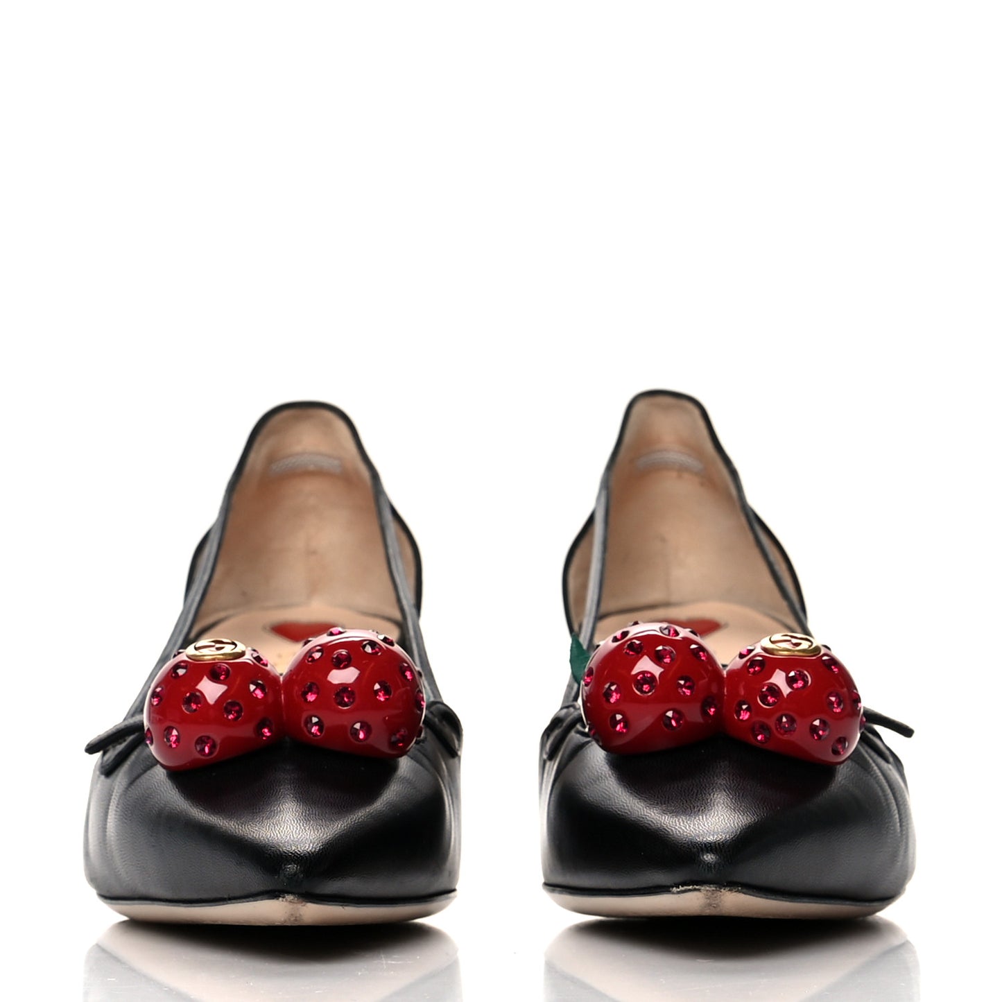 Nappa Unia Cherry Pumps 39 Black