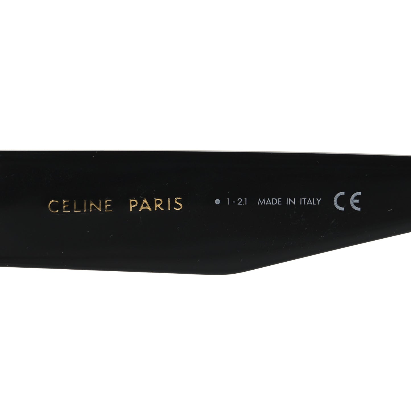 Acetate Monochroms Square Sunglasses CL40214U Black