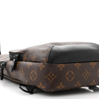 Louis Vuitton Monogram Macassar Avenue Sling Bag 8 of 9