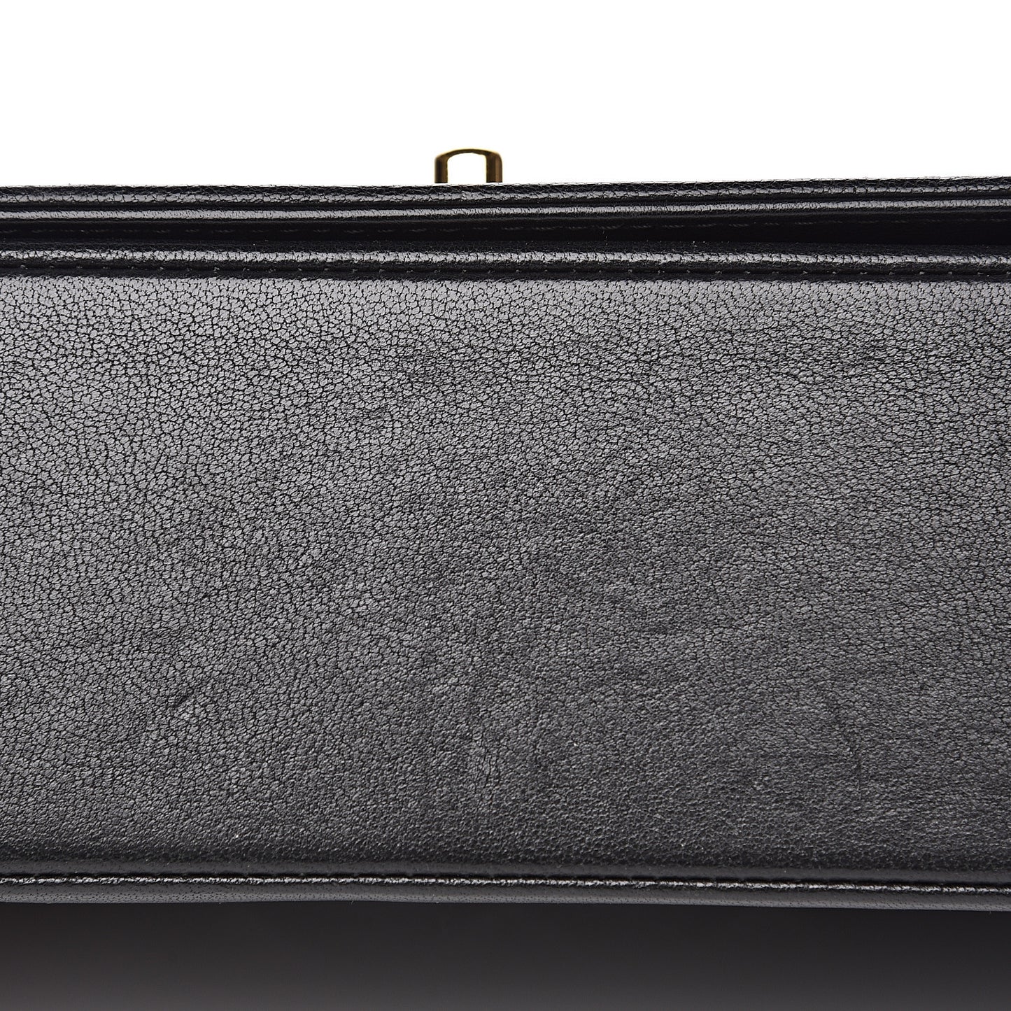 Sheepskin Quilted Vintage Mademoiselle Flap Black