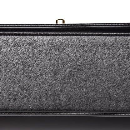 Chanel Sheepskin Quilted Vintage Mademoiselle Flap Black 12 of 22